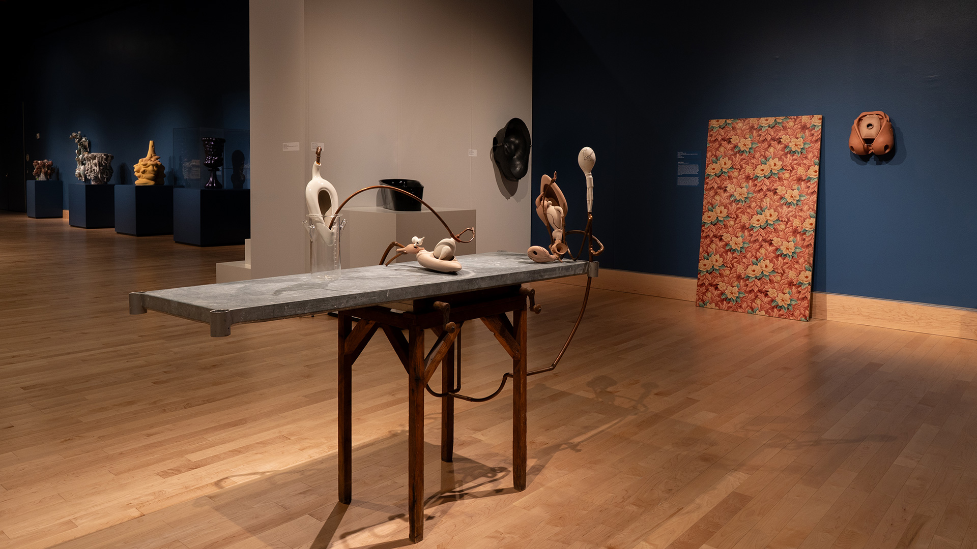 Gallery showing ceramic vessels