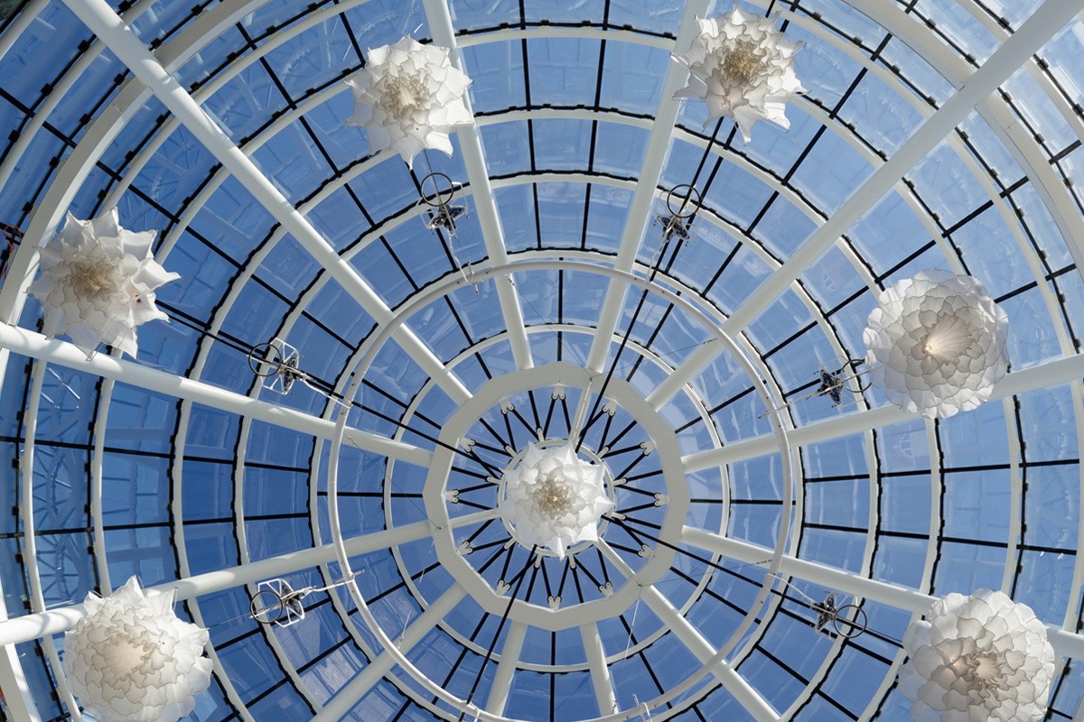 Shylight atrium Installation