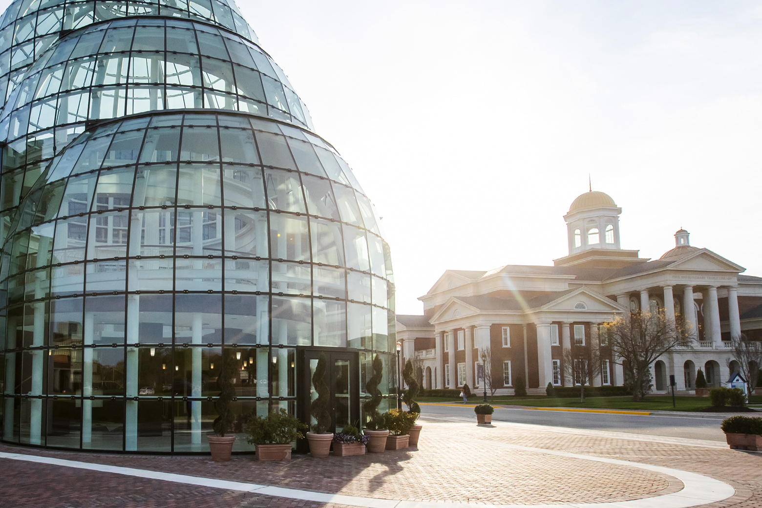 Image of Torggler with CNU library in the background