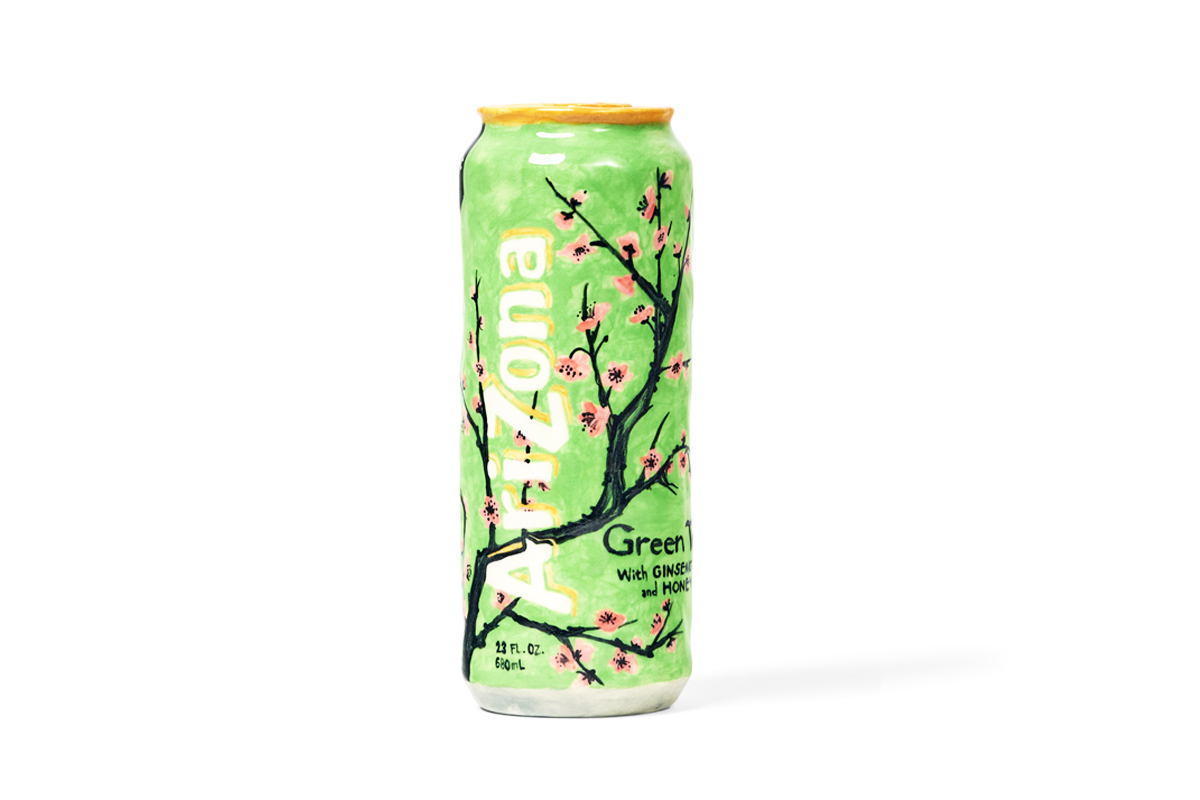 ceramic Arizona iced tea can 