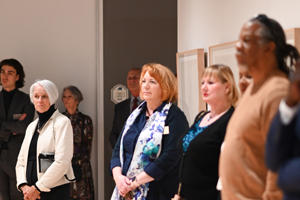 Torggler Patrons on a guided gallery tour, Torggler Fine Arts Center