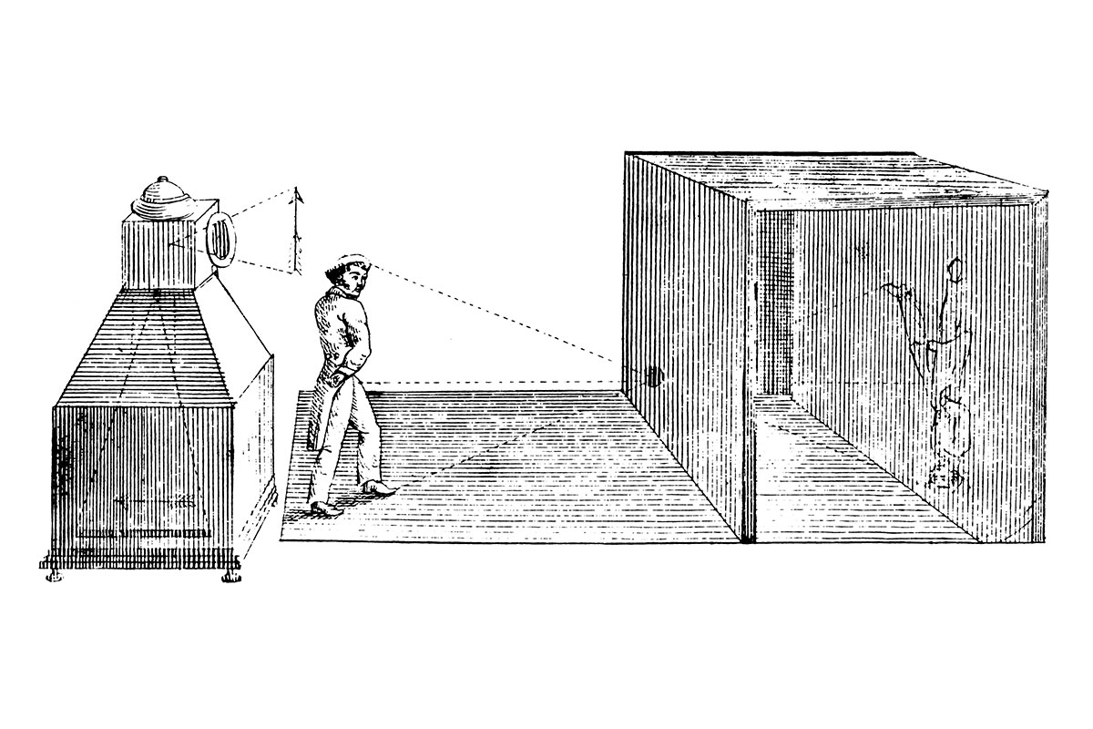 An abstract painting using oils