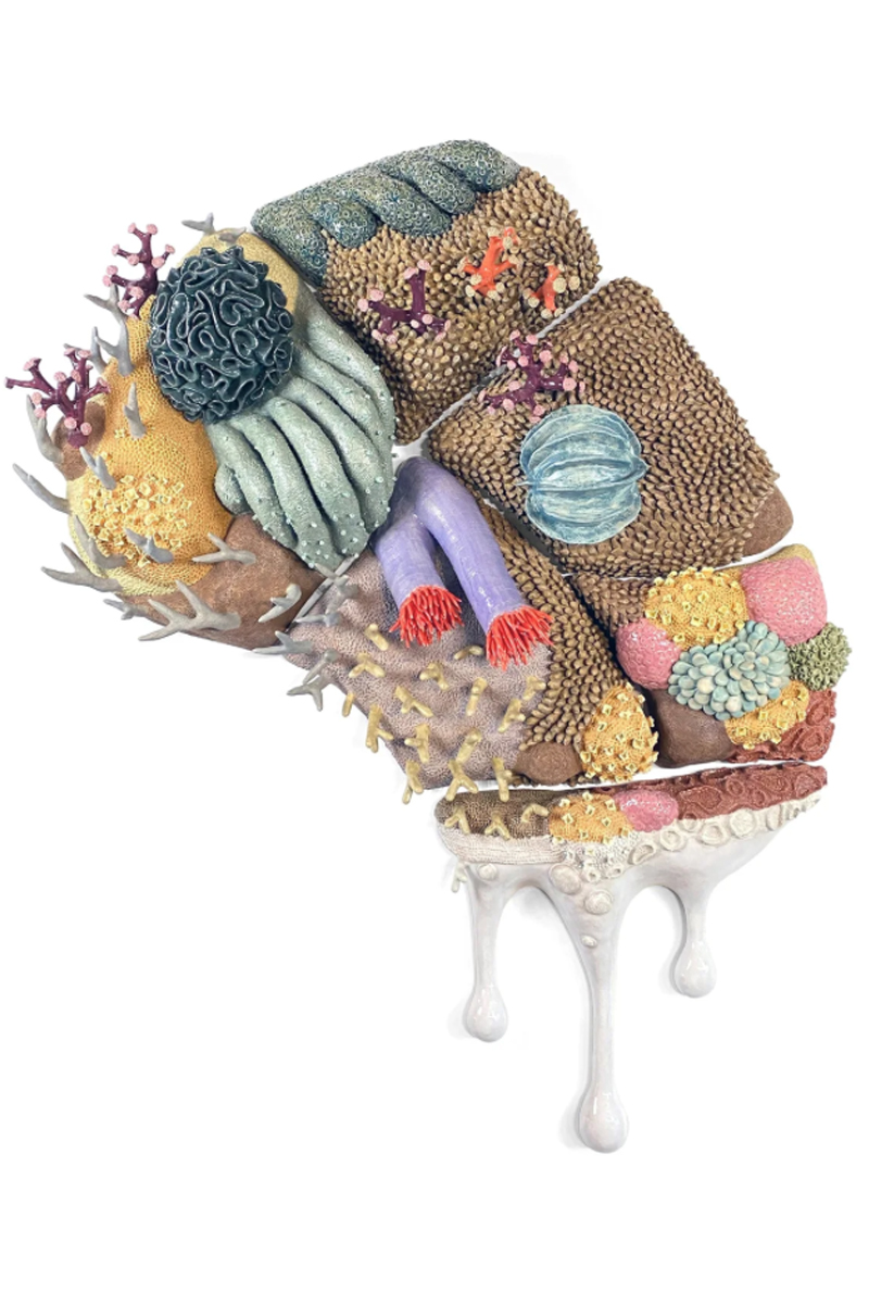 Coral sculpture by artist Courtney Mattison