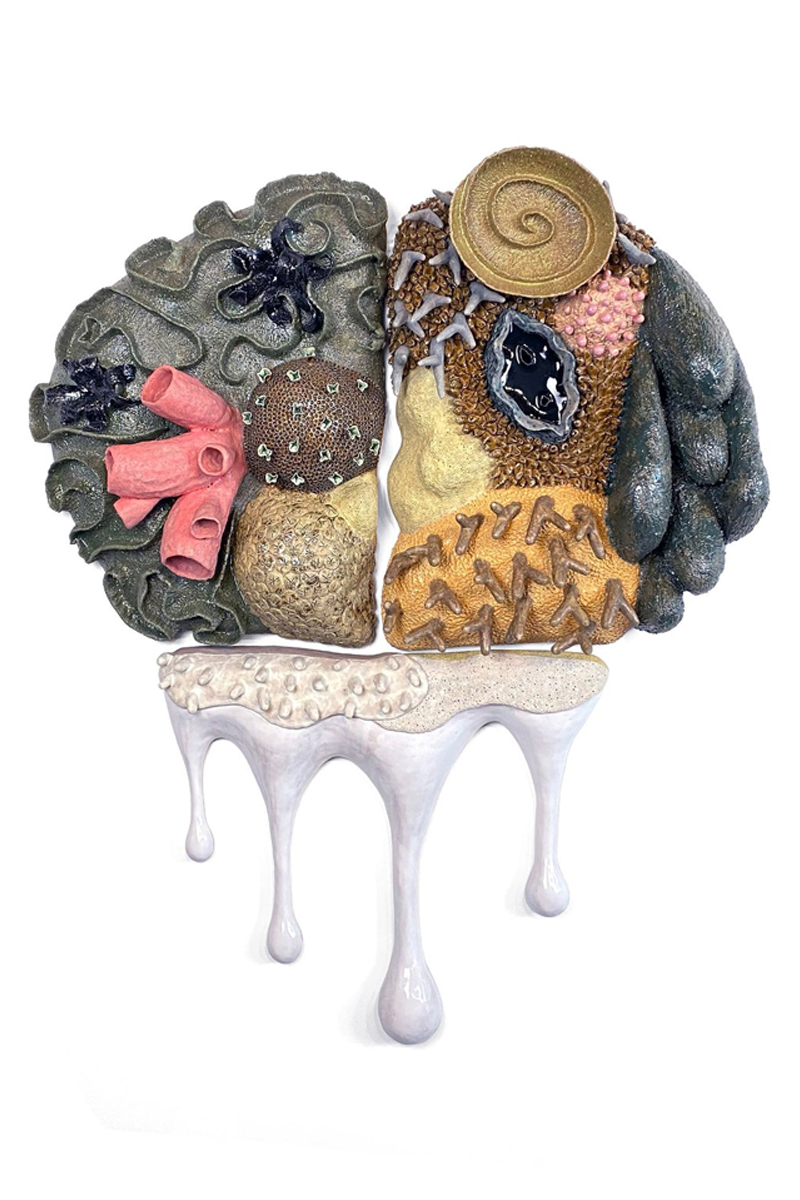 Coral sculpture by artist Courtney Mattison