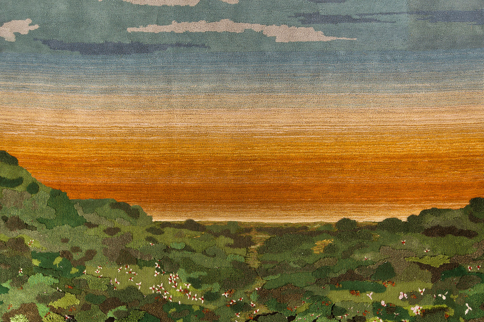 sketch of nude women near a marble bust of a man