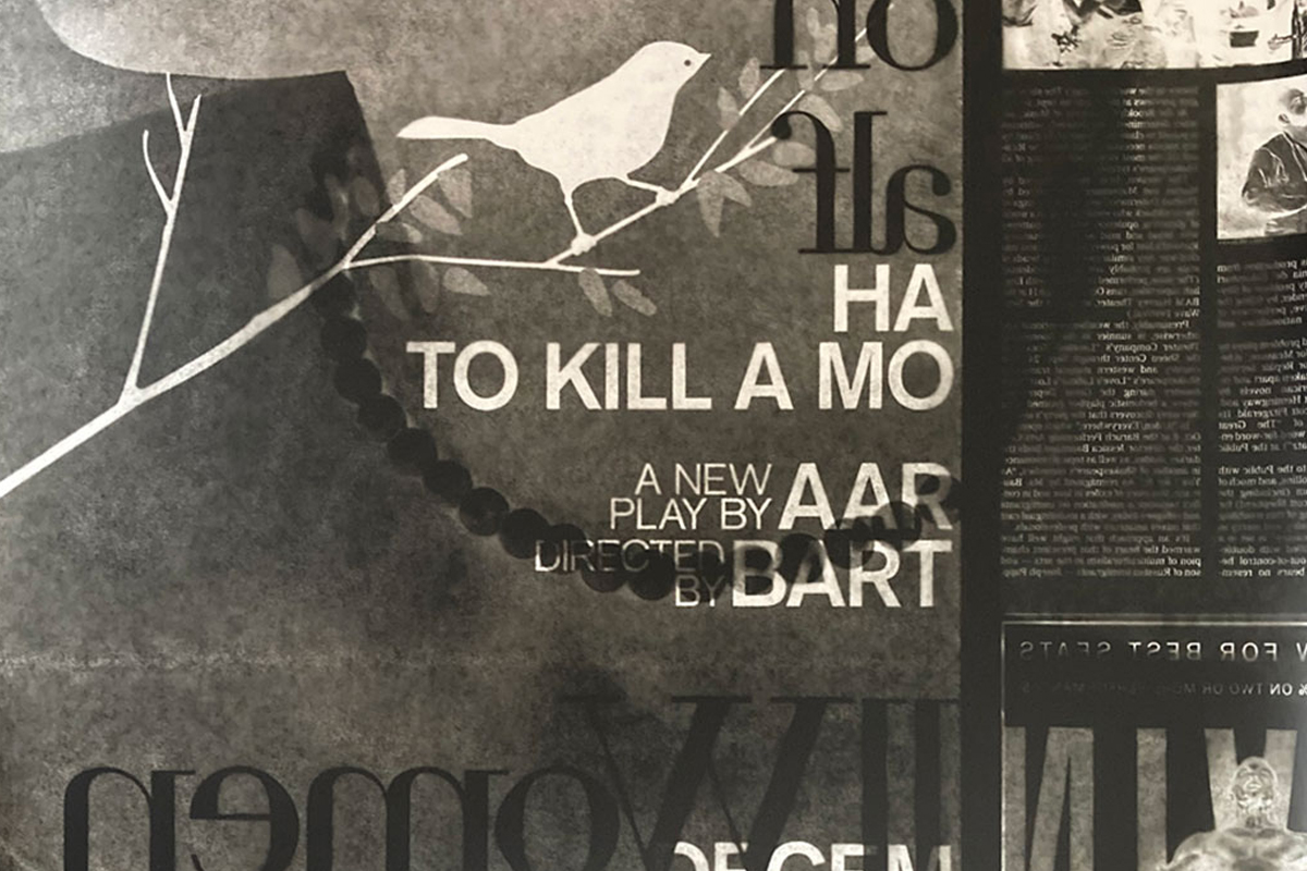 sketch of nude women near a marble bust of a man