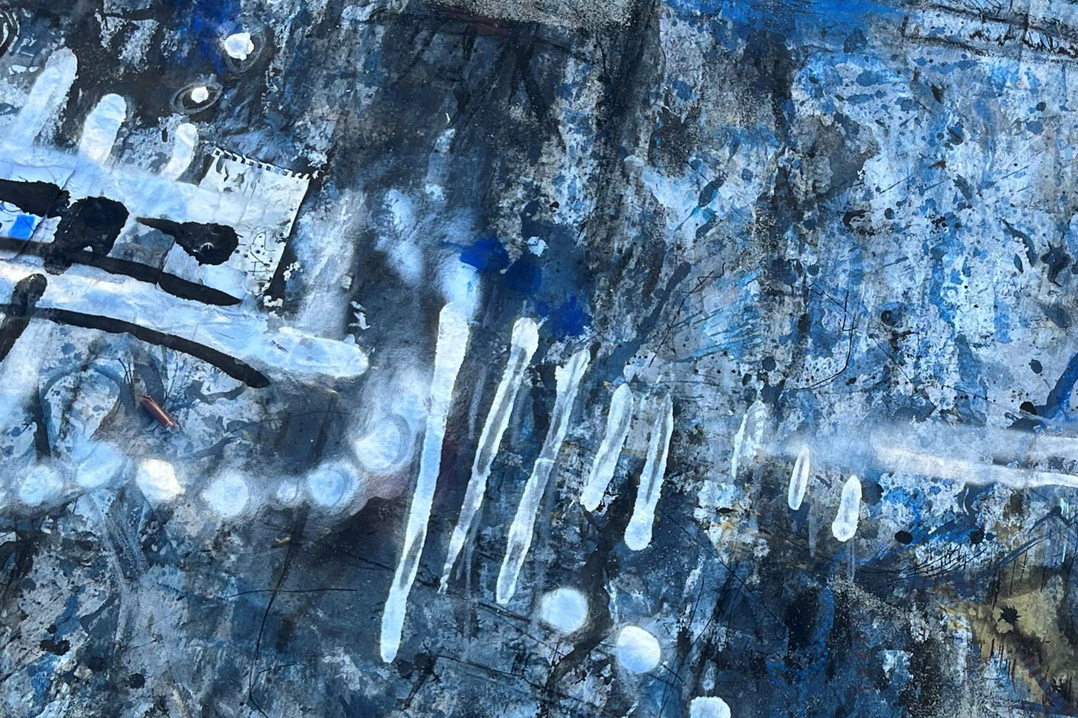 Persistence of memory painting