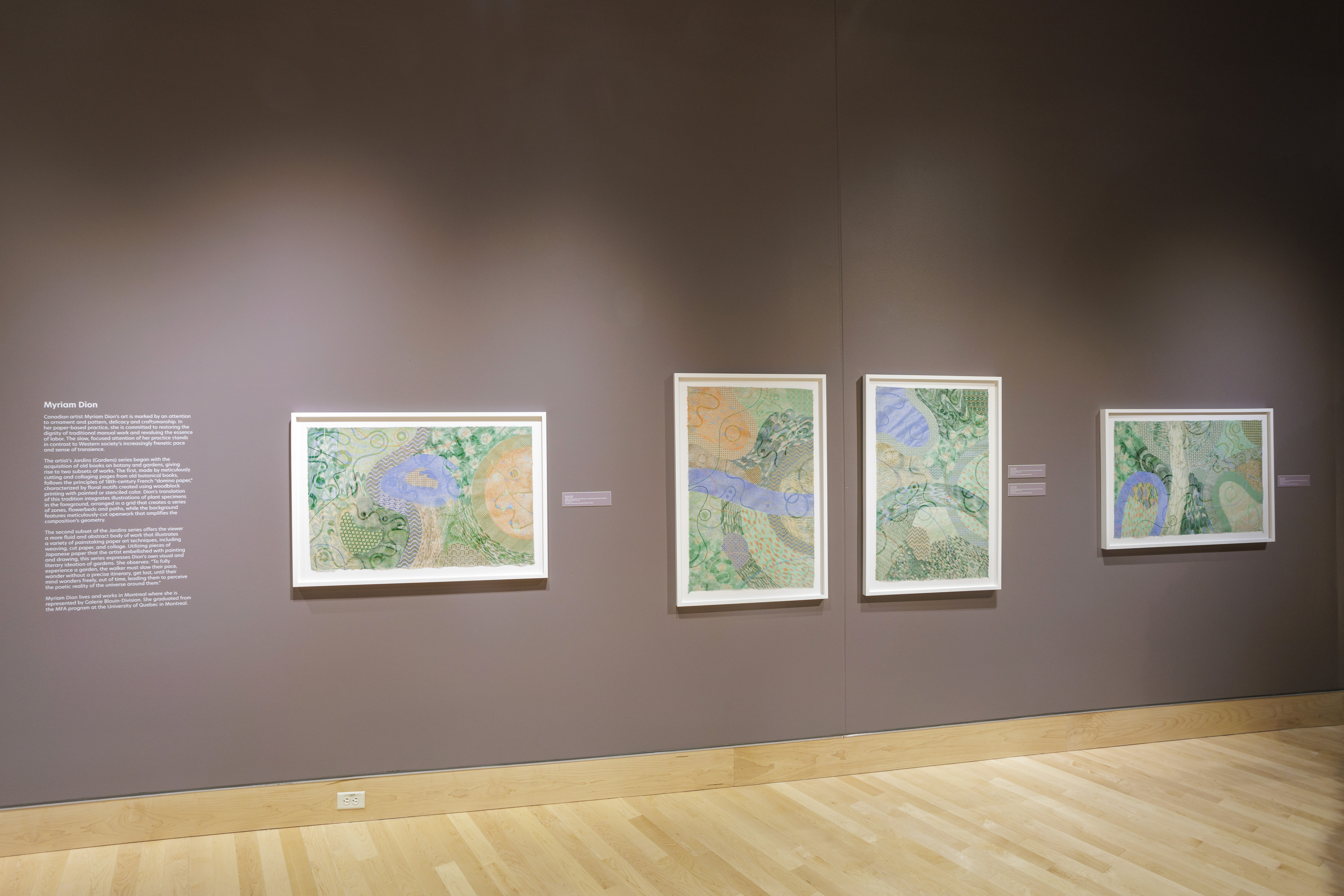 Myriam Dion's Jardins (Gardens) series