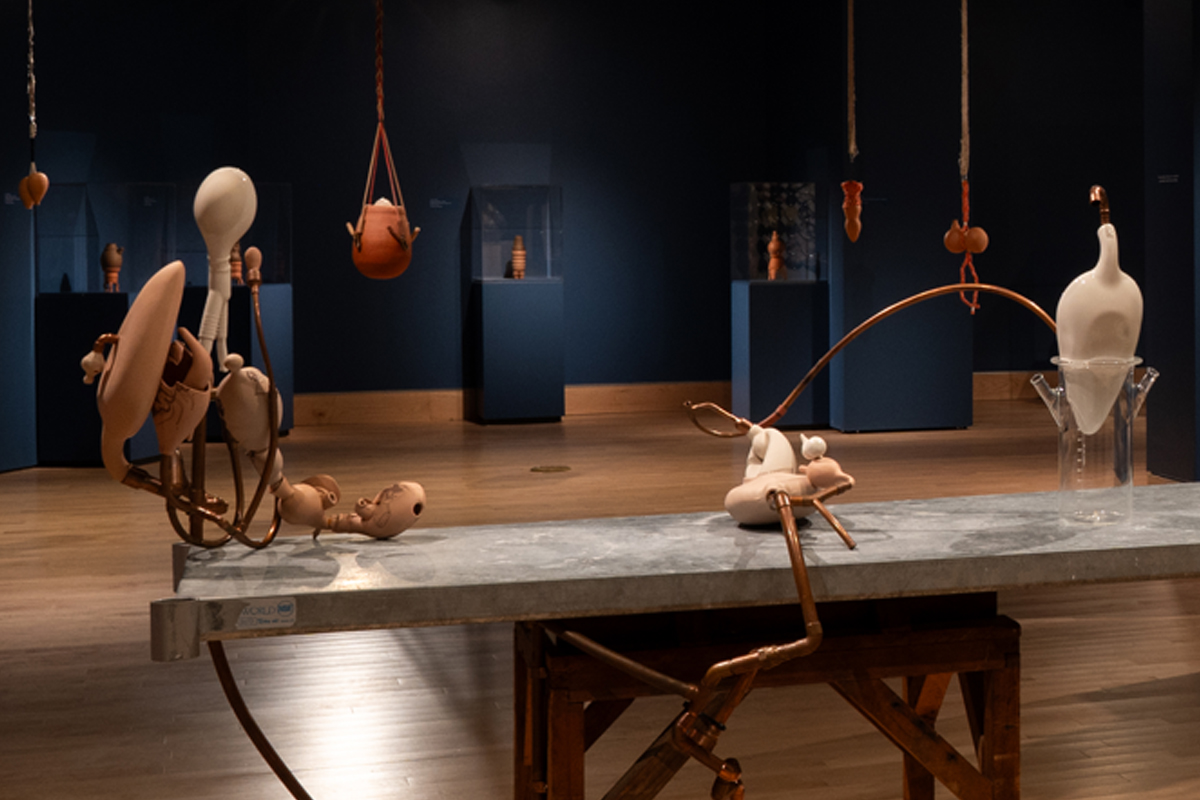 The Vessel Revisited installation in the Anne Noland Edwards Gallery